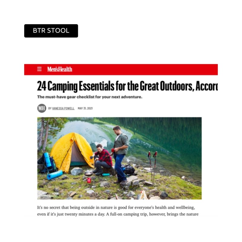 Men's Health Magazine: 24 Camping Essentials for the Great Outdoors, According to Experts - [USA] Hillsound Equipment
